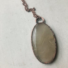 Load image into Gallery viewer, Rutile Quartz Oval Necklace #2 - Ready to Ship
