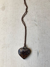 Load image into Gallery viewer, Moss Agate Heart Necklace
