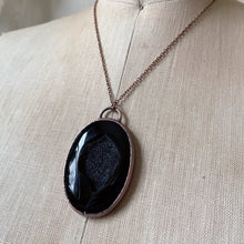 Load image into Gallery viewer, Black Onyx Druzy Necklace #2 - Ready to Ship
