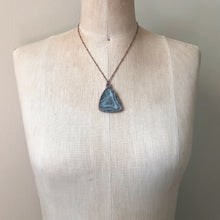 Load image into Gallery viewer, Chalcedony Triangle Necklace - Ready to Ship
