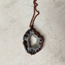 Load image into Gallery viewer, Geode Slice Portal Necklace #4
