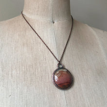 Load image into Gallery viewer, Polychrome Jasper Moon Necklace #4
