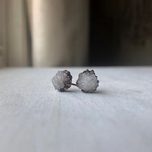 Load image into Gallery viewer, Clear Quartz Druzy Earrings #3 - Ready to Ship
