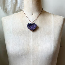 Load image into Gallery viewer, Druzy Heart “Shine On” Necklace #2 - Ready to Ship
