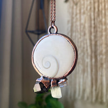 Load image into Gallery viewer, Eye of Shiva New Moon in Cancer Statement Necklace - Ready to Ship
