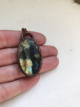 Load image into Gallery viewer, Labradorite Oval Necklace #2 - Ready to Ship (5/17 Update)
