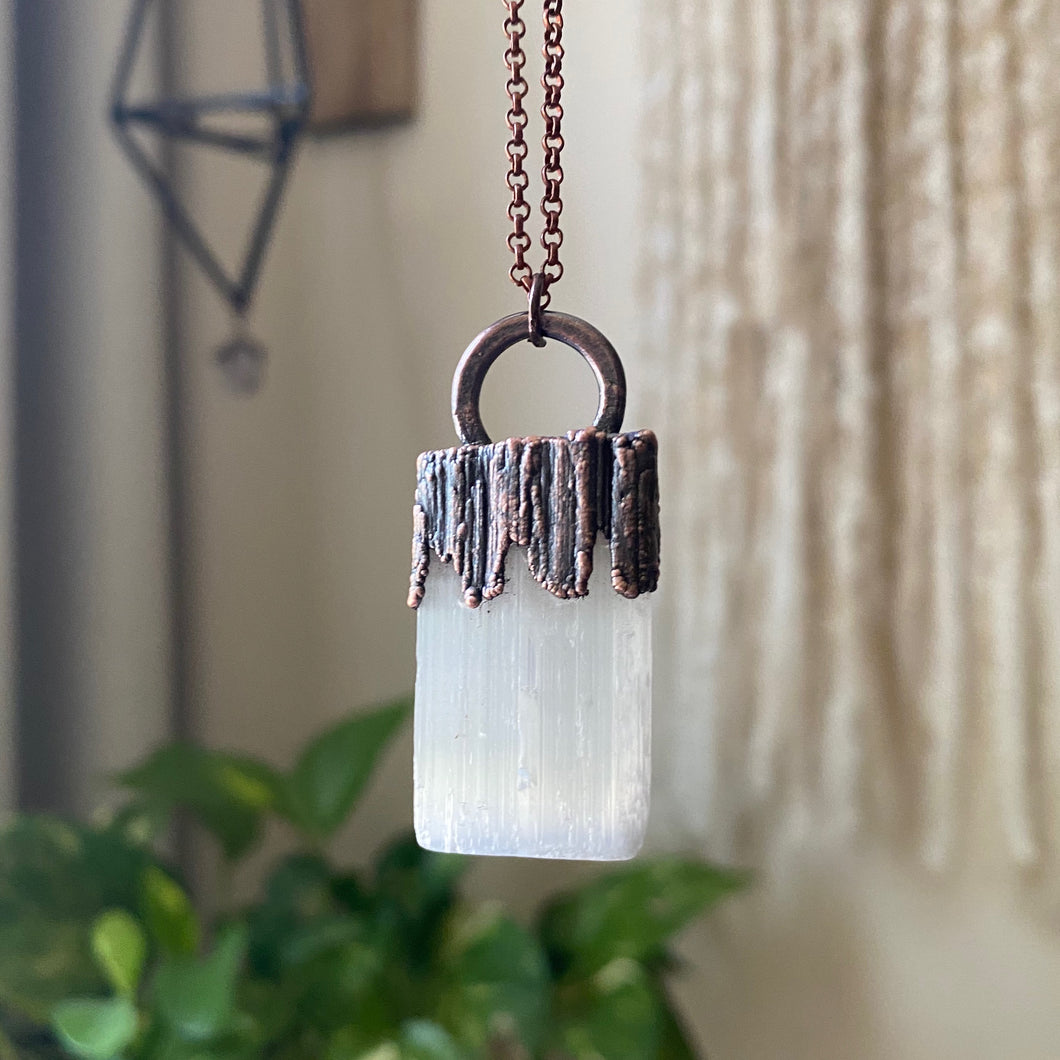 Selenite Necklace #3 - Ready to Ship