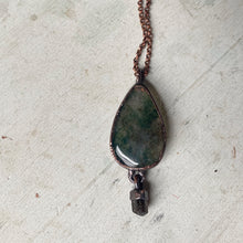 Load image into Gallery viewer, Moss Agate &amp; Dravite Necklace #1
