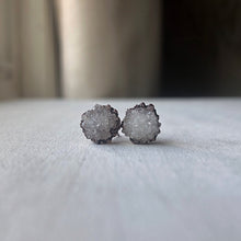 Load image into Gallery viewer, Clear Quartz Druzy Earrings #3 - Ready to Ship
