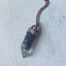 Load image into Gallery viewer, Raw Tibetan Black Quartz Necklace #2
