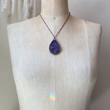 Load image into Gallery viewer, Amethyst Druzy &quot;Shine&quot; Necklace #2 - Ready to Ship
