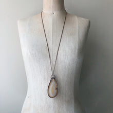 Load image into Gallery viewer, Agate Slice Portal of the Infinite Sun Necklace - Ready to Ship
