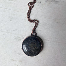 Load image into Gallery viewer, Black Sunstone Full Moon Necklace #3 - Ready to Ship
