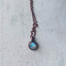 Load image into Gallery viewer, Dainty Rainbow Moonstone Necklace - Made to Order
