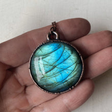 Load image into Gallery viewer, Labradorite New Moon in Pisces Necklace
