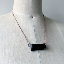 Load image into Gallery viewer, Black Tourmaline Bar Necklace #2
