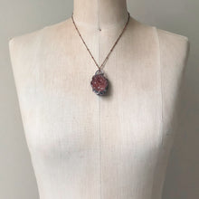 Load image into Gallery viewer, Pink Amethyst Cluster Necklace

