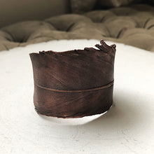Load image into Gallery viewer, Electroformed Feather Wide Cuff Bracelet - Ready to Ship (5/17 Update)
