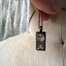 Load image into Gallery viewer, Tourmalinated Quartz Necklace #2 - Ready to Ship
