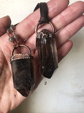 Load image into Gallery viewer, Raw Smoky Quartz Point Necklace (Ready to Ship) - Darkness Calling Collection
