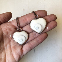 Load image into Gallery viewer, Eye of Shiva Heart Necklace - Ready to Ship
