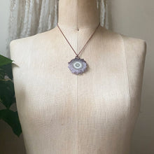 Load image into Gallery viewer, Amethyst Stalactite Slice Necklace #2 - Ready to Ship
