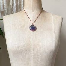 Load image into Gallery viewer, Fluorite Moon Necklace #1 - Ready to Ship
