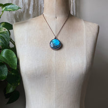 Load image into Gallery viewer, Labradorite New Moon in Pisces Necklace

