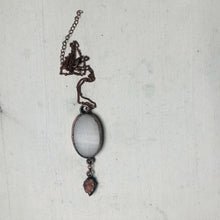 Load image into Gallery viewer, Selenite &amp; Pink Amethyst Necklace - Ready to Ship
