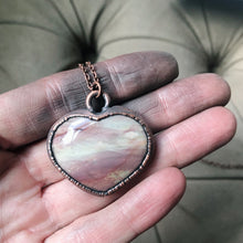 Load image into Gallery viewer, Polychrome Jasper Heart Necklace #10
