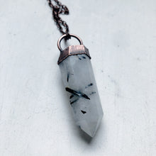 Load image into Gallery viewer, Tourmilinated Quartz Point Necklace #2
