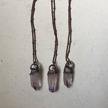 Load image into Gallery viewer, Vera Cruz Amethyst Point Necklace - Snow Moon Collection
