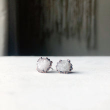 Load image into Gallery viewer, Clear Quartz Druzy Earrings #4 - Ready to Ship
