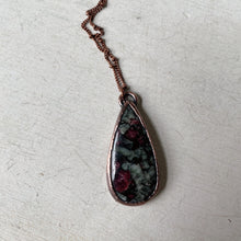 Load image into Gallery viewer, Eudialyte Teardrop Necklace #1 - Ready to Ship
