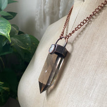 Load image into Gallery viewer, Large Polished Smoky Quartz with Ocean Jasper Point Necklace - Ready to Ship
