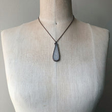 Load image into Gallery viewer, Druzy Necklace (Teardrop)- Ready to Ship
