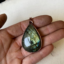 Load image into Gallery viewer, Labradorite Teardrop Necklace #2 - Ready to Ship

