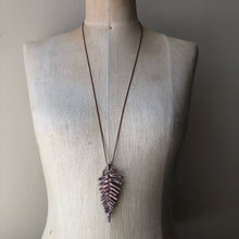 Load image into Gallery viewer, Electroformed Fern Necklace #2
