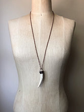 Load image into Gallery viewer, Naturally Shed Deer Antler Tip Necklace - Ready to Ship
