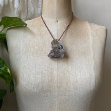 Load image into Gallery viewer, Smoky Quartz Cluster &amp; Labradorite Necklace - Ready to Ship
