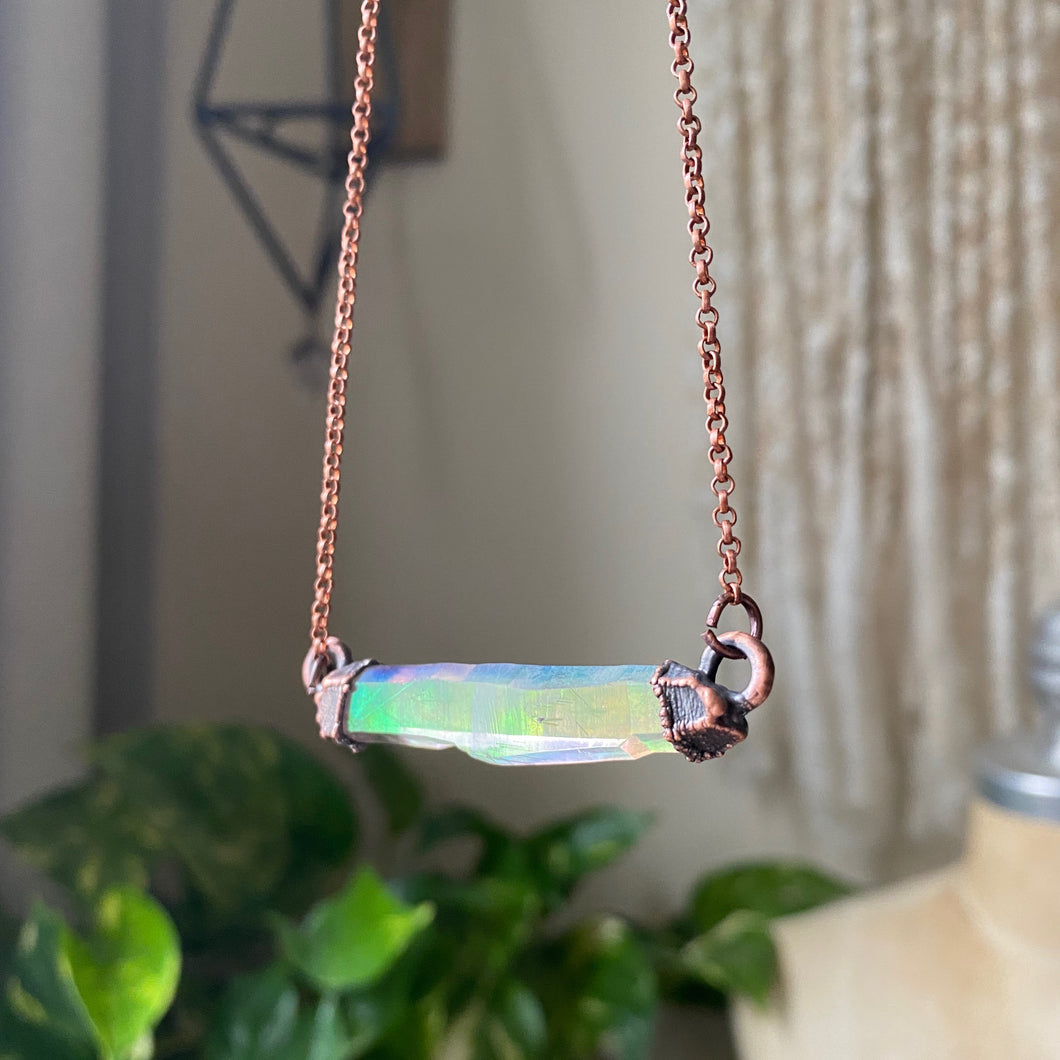 Angel Aura Point Bar Necklace #2 - Ready to Ship