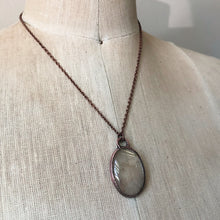 Load image into Gallery viewer, Rutile Quartz Oval Necklace #1 - Ready to Ship
