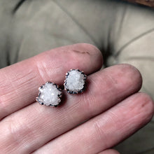 Load image into Gallery viewer, Clear Quartz Druzy Earrings #4 - Ready to Ship
