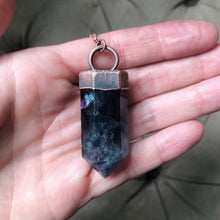 Load image into Gallery viewer, Fluorite Polished Point Necklace #10 - Ready to Ship
