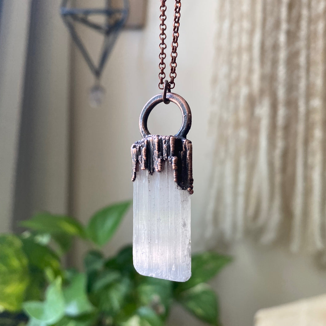Selenite Necklace #1 - Ready to Ship