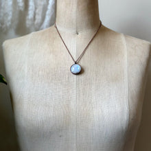 Load image into Gallery viewer, Round Rainbow Moonstone Necklace #1 - Ready to Ship
