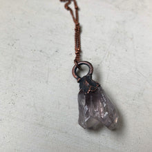 Load image into Gallery viewer, Raw Pale Amethyst Triple Point Necklace - Ready to Ship
