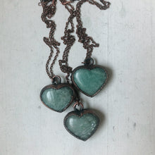 Load image into Gallery viewer, Amazonite Heart Necklace - Ready to Ship
