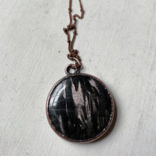 Load image into Gallery viewer, Hypersthene Black Moon Lilith Necklace #2 - Ready to Ship
