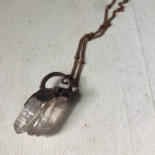 Load image into Gallery viewer, Raw Clear Quartz Triple Point Necklace - Ready to Ship
